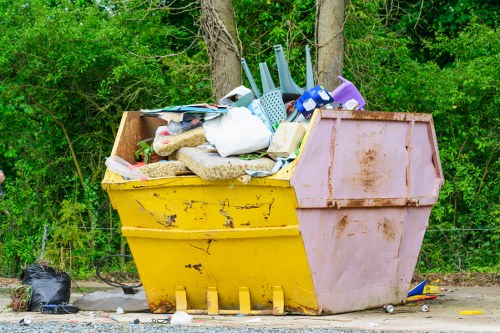 Mayfair residential area with skip hire service