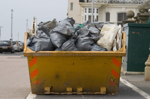 Mayfair residential muck removal service in action