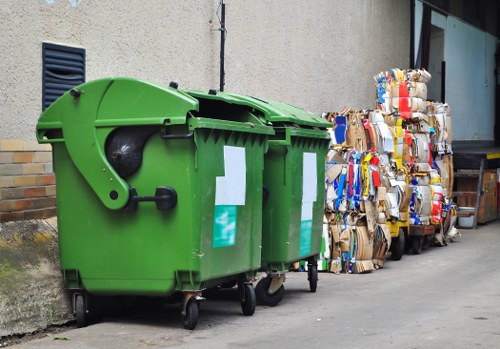 Safety measures during demolition waste removal