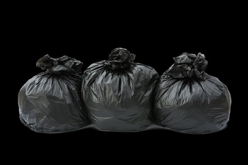Professional skip placement in an urban Mayfair setting